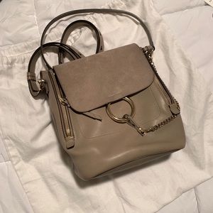 AUTHENTIC Chloe Medium Faye Backpack